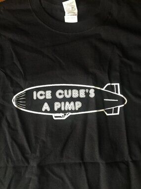 Ice Cube's A Pimp Cube dre NWA Westide Shirt Large